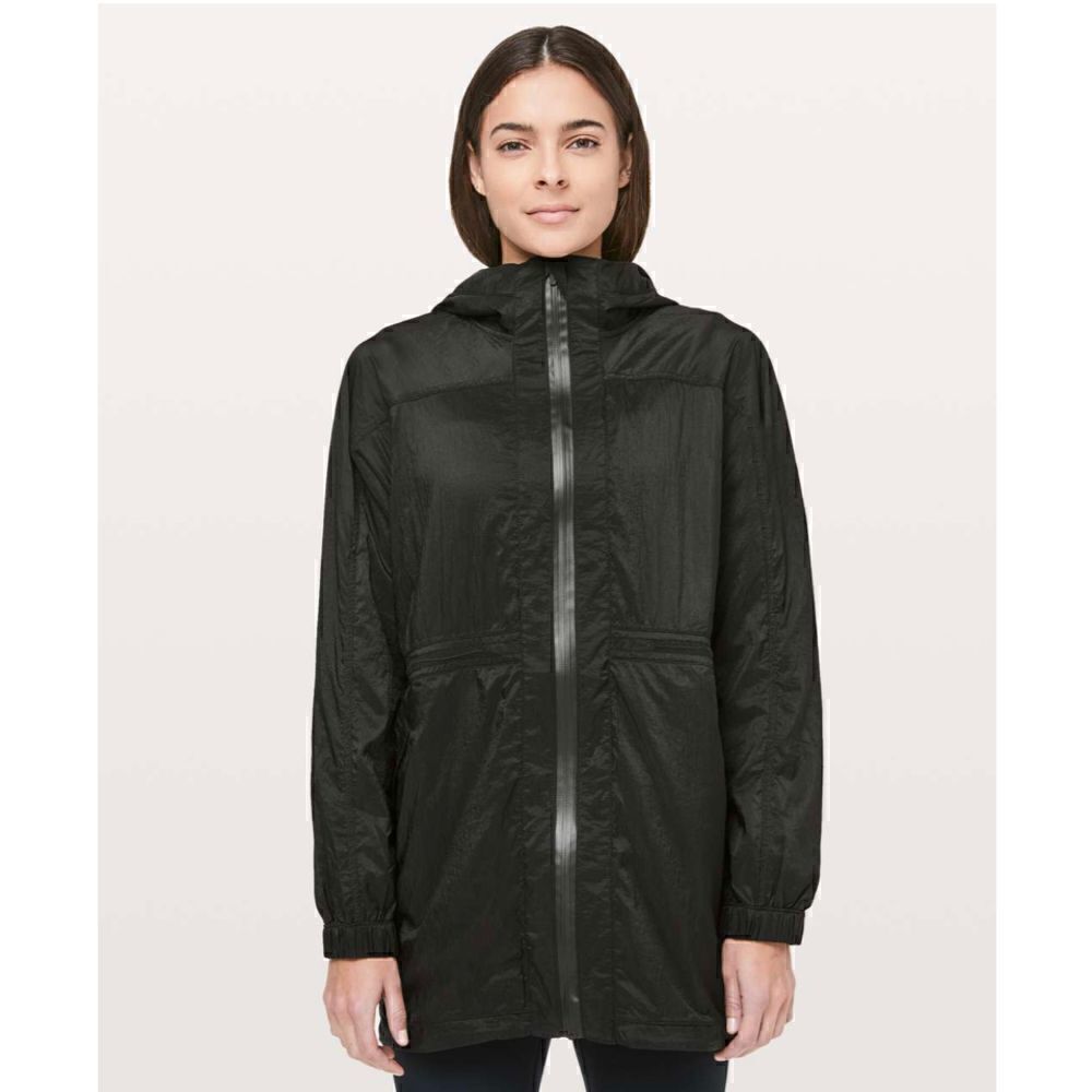 Lululemon In The Clear Jacket Black Size 8
